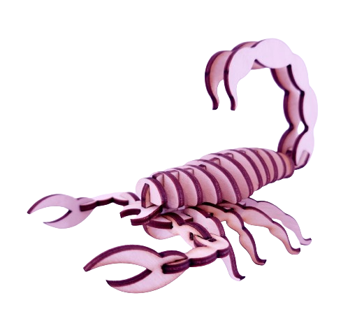 3D Wooden Scorpion Puzzle