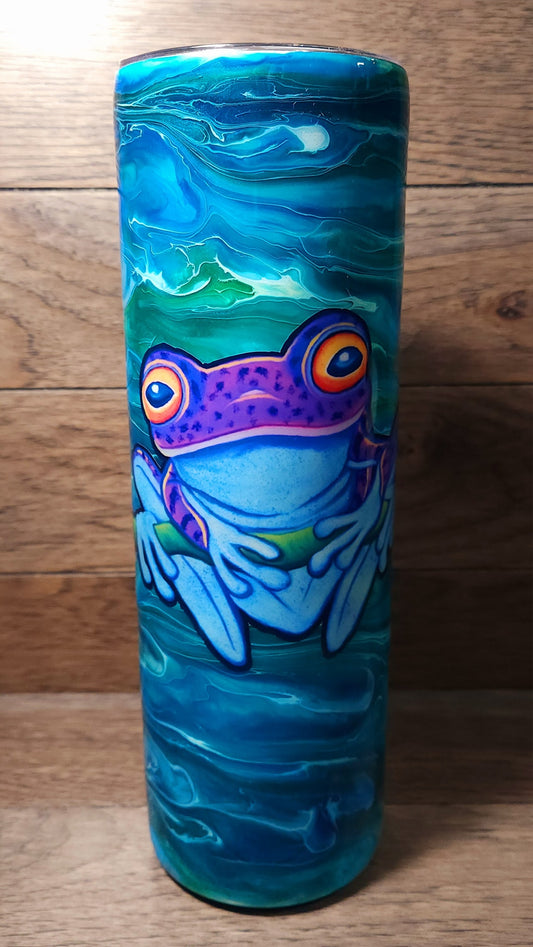 Purple Frog Tumbler