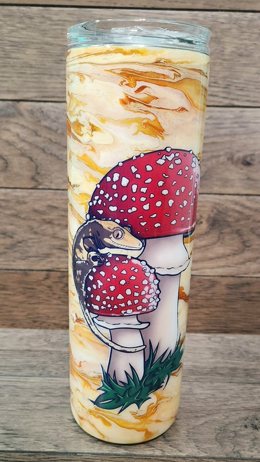 Mushroom Crested Gecko Tumbler