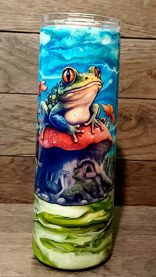Mushroom Frog Tumbler