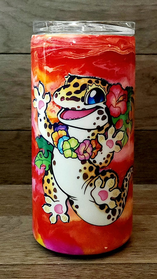 Luau Leopard Gecko Tumbler