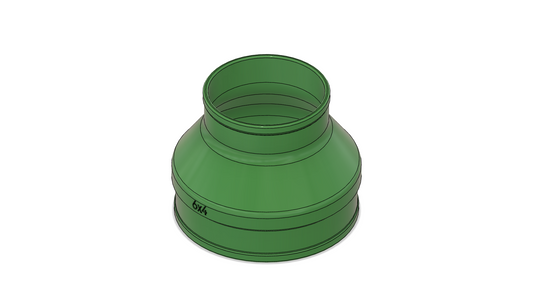 6" X 4" duct coupling