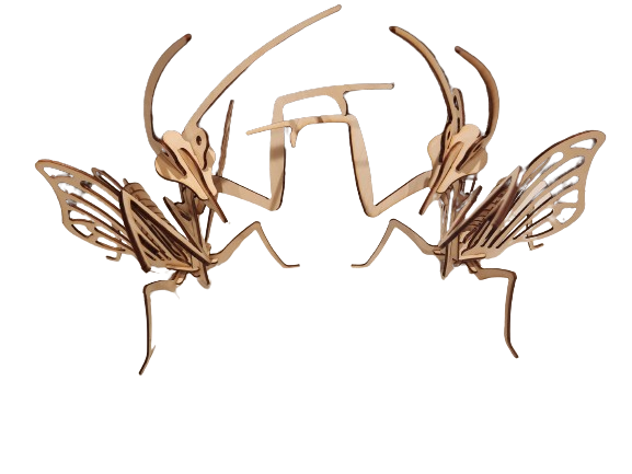 3D Wooden Praying Mantis Puzzle