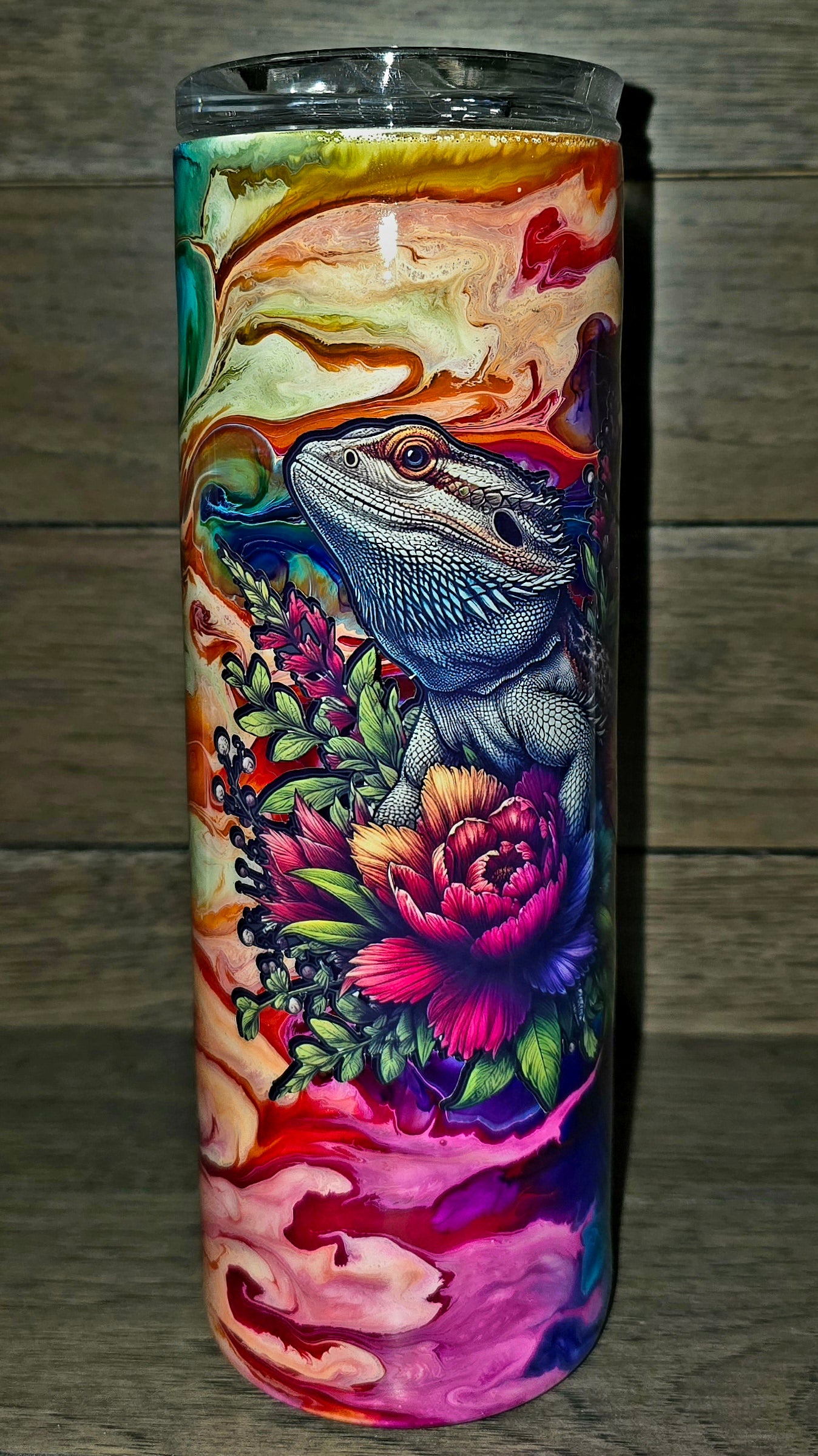 Flower Beardie Tumbler