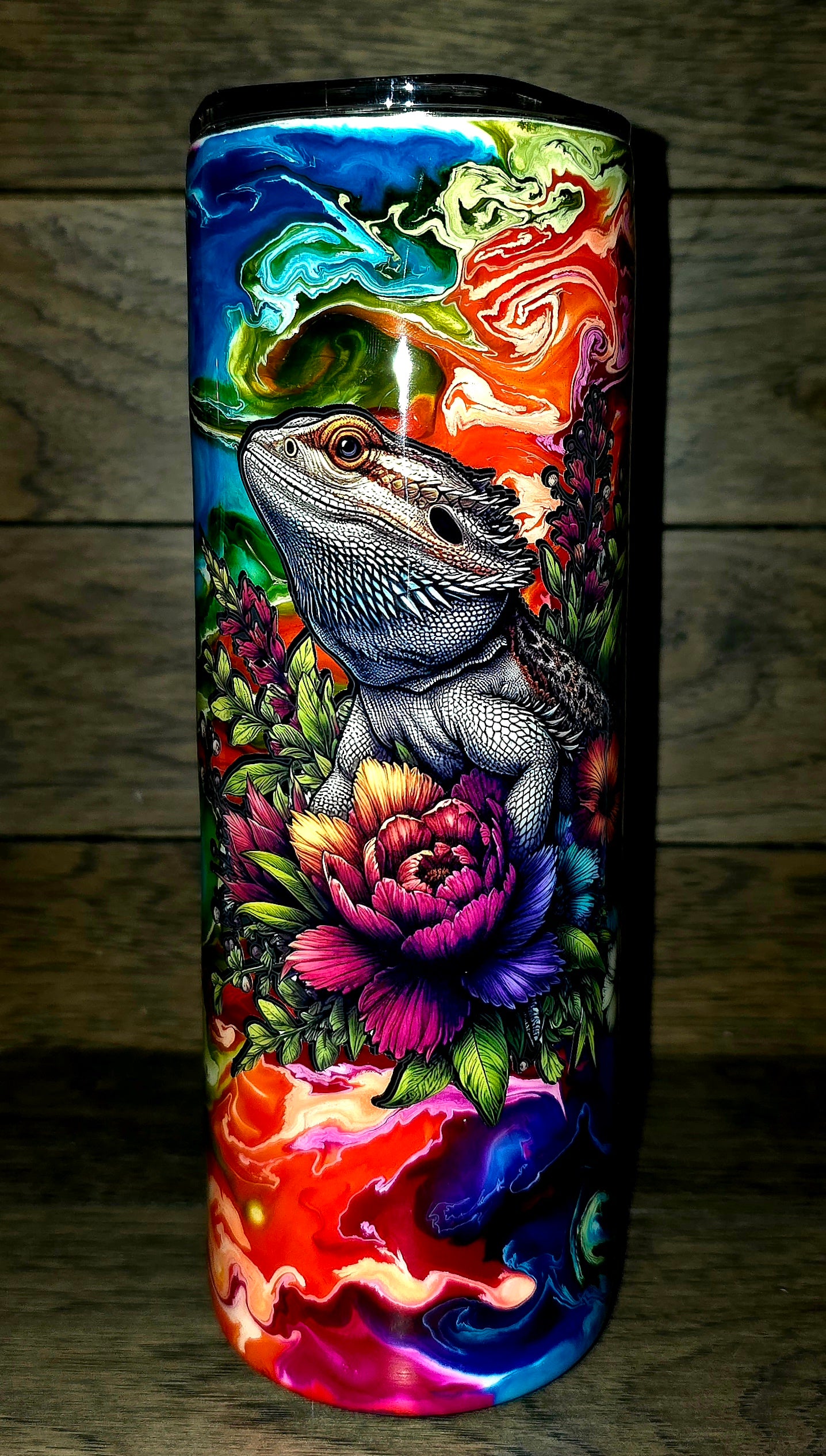 Flower Beardie Tumbler