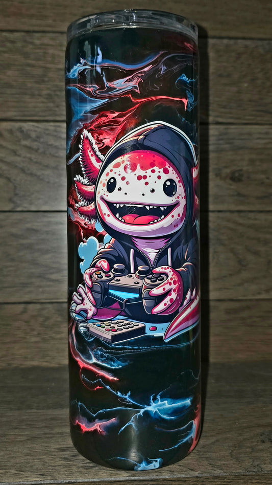 Hoody Gamer Axolotl Tumbler