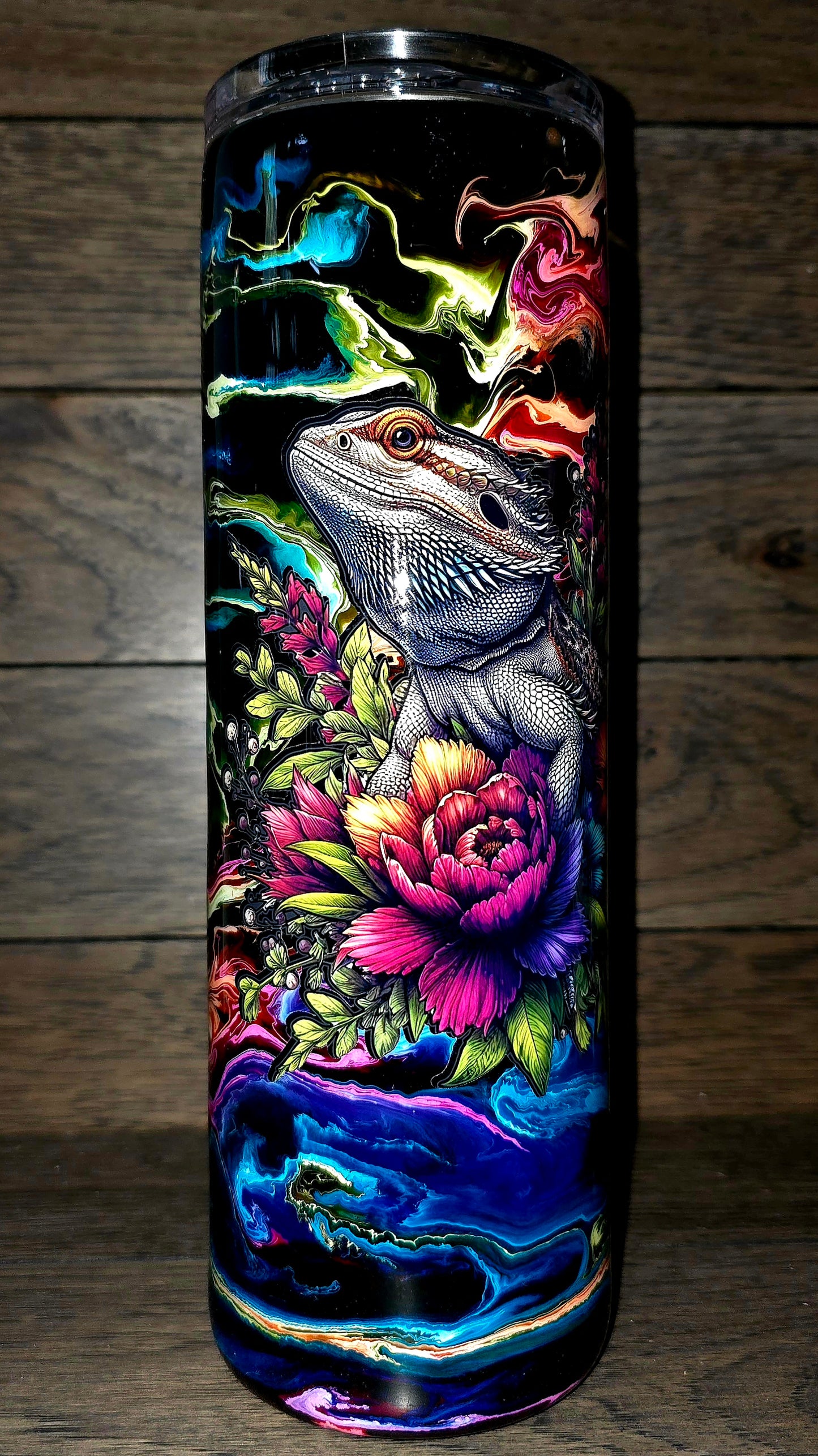 Flower Beardie Tumbler