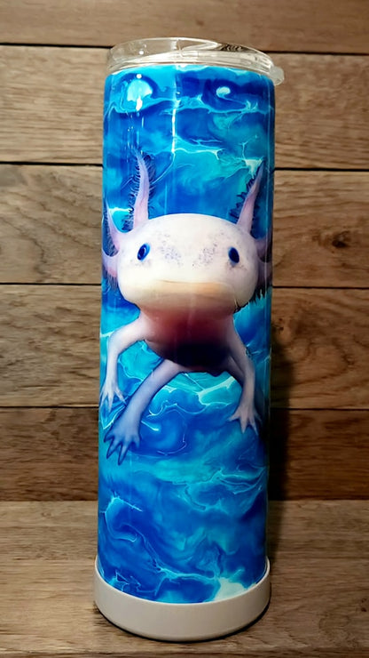 Realistic Axolotl Tumbler