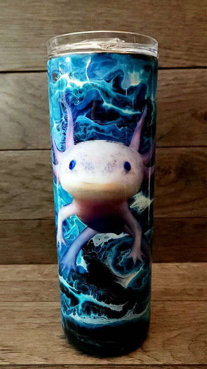 Realistic Axolotl Tumbler