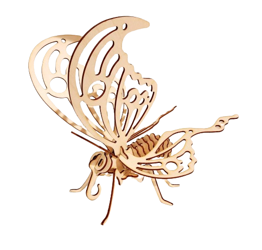 3D Wooden Butterfly Puzzle